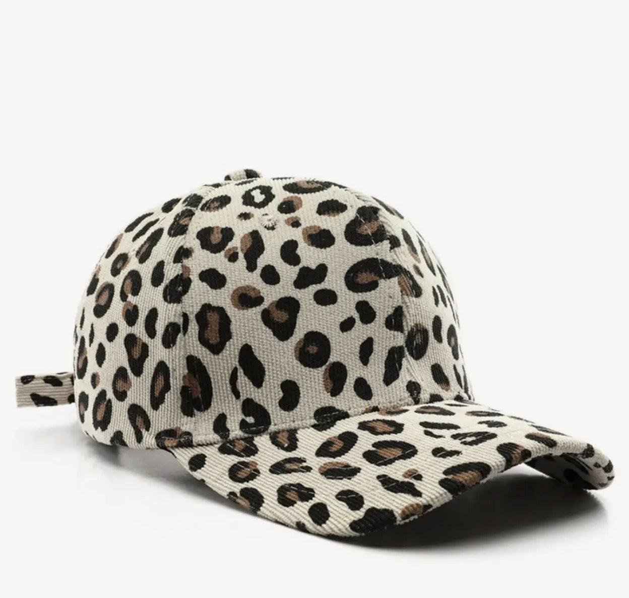 Leopard Corduroy Hat