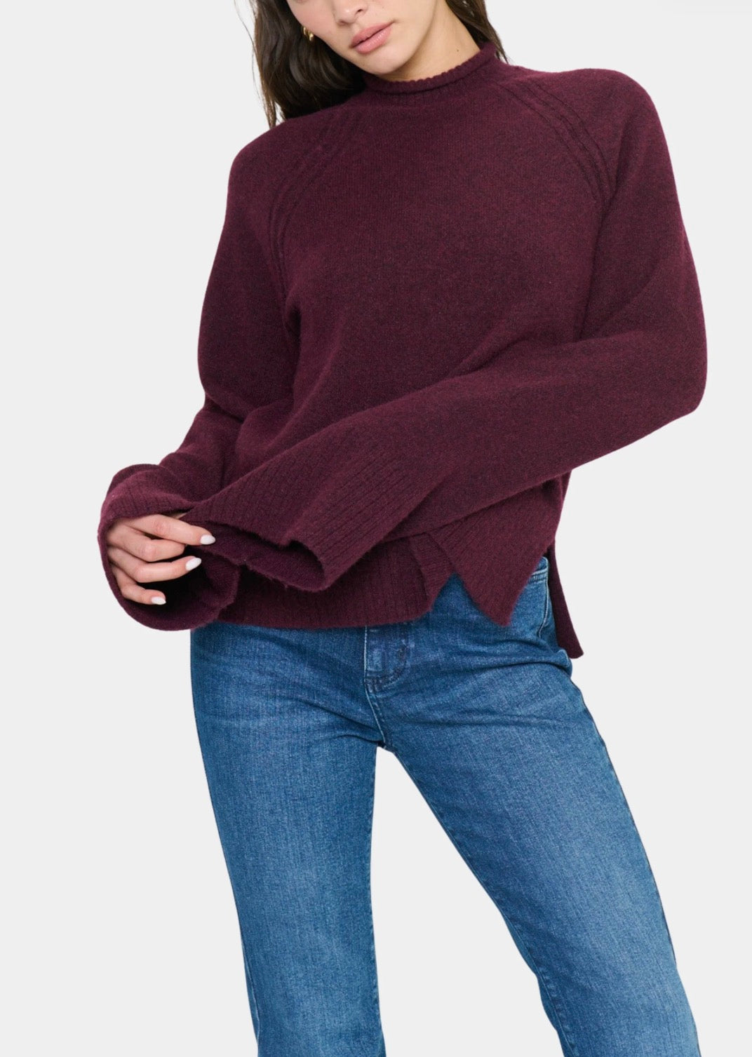 Emerson Sweater in Merlot