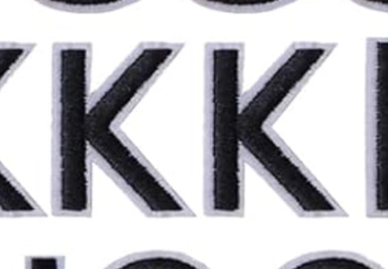 Varsity Letter K Patch