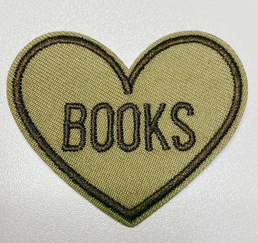 Heart Books Patch
