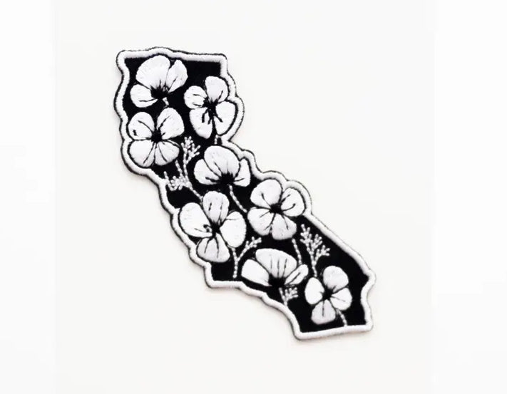 Black California Poppy Patch