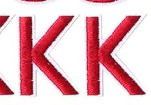 Varsity Letter K Patch