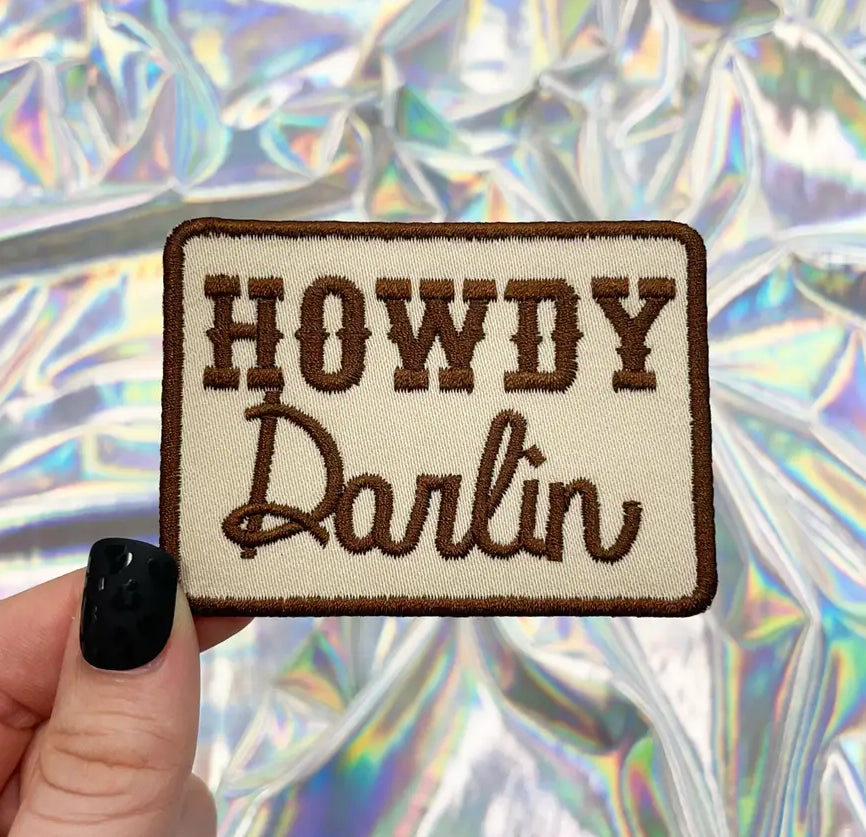 Brown Howdy Darling Patch