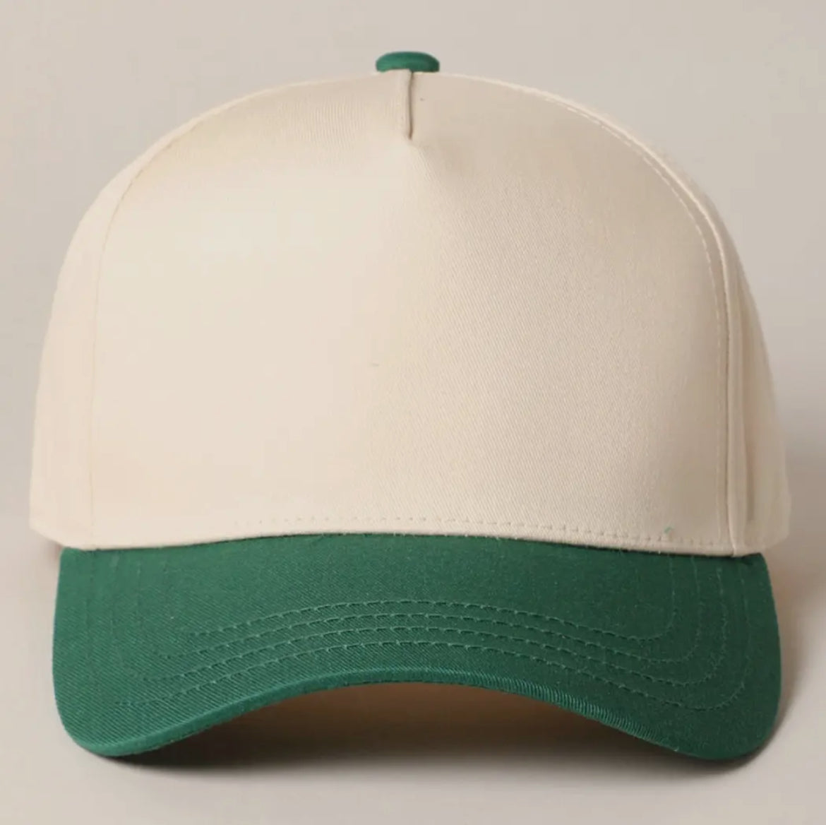 C.C. Two tone canvas trucker hat