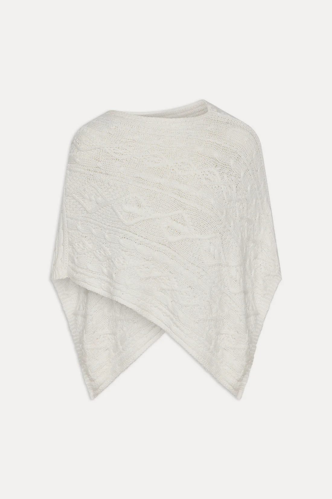 Aspen Cable Knit Poncho