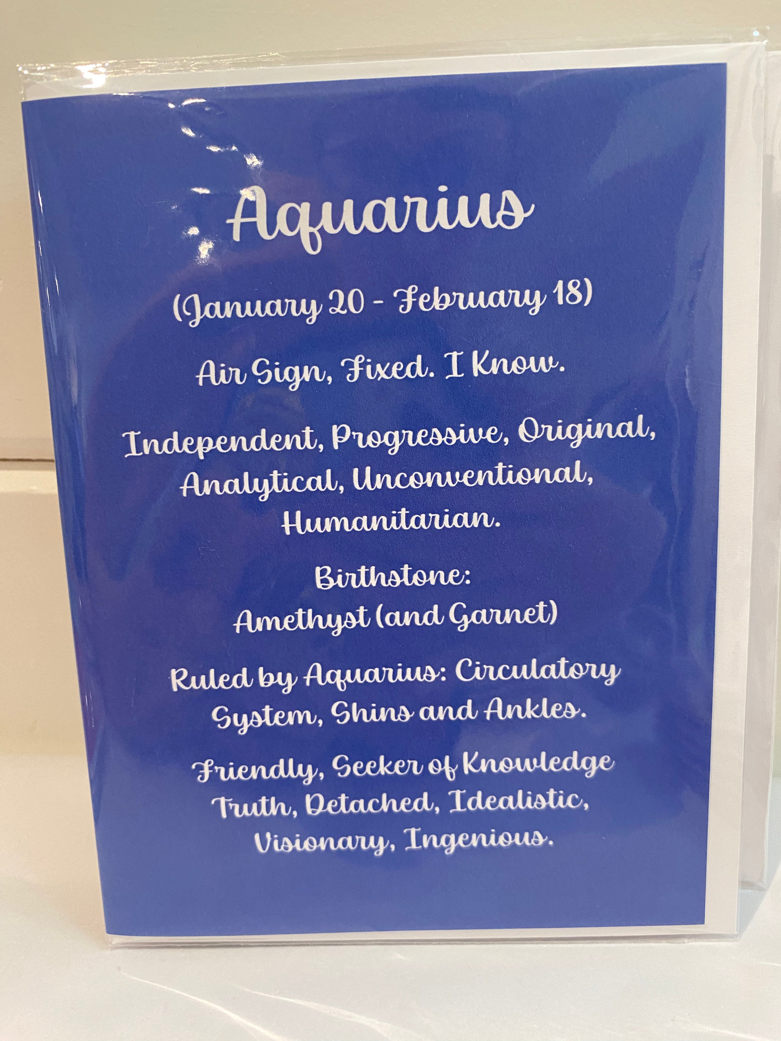 Zodiac Greeting Card