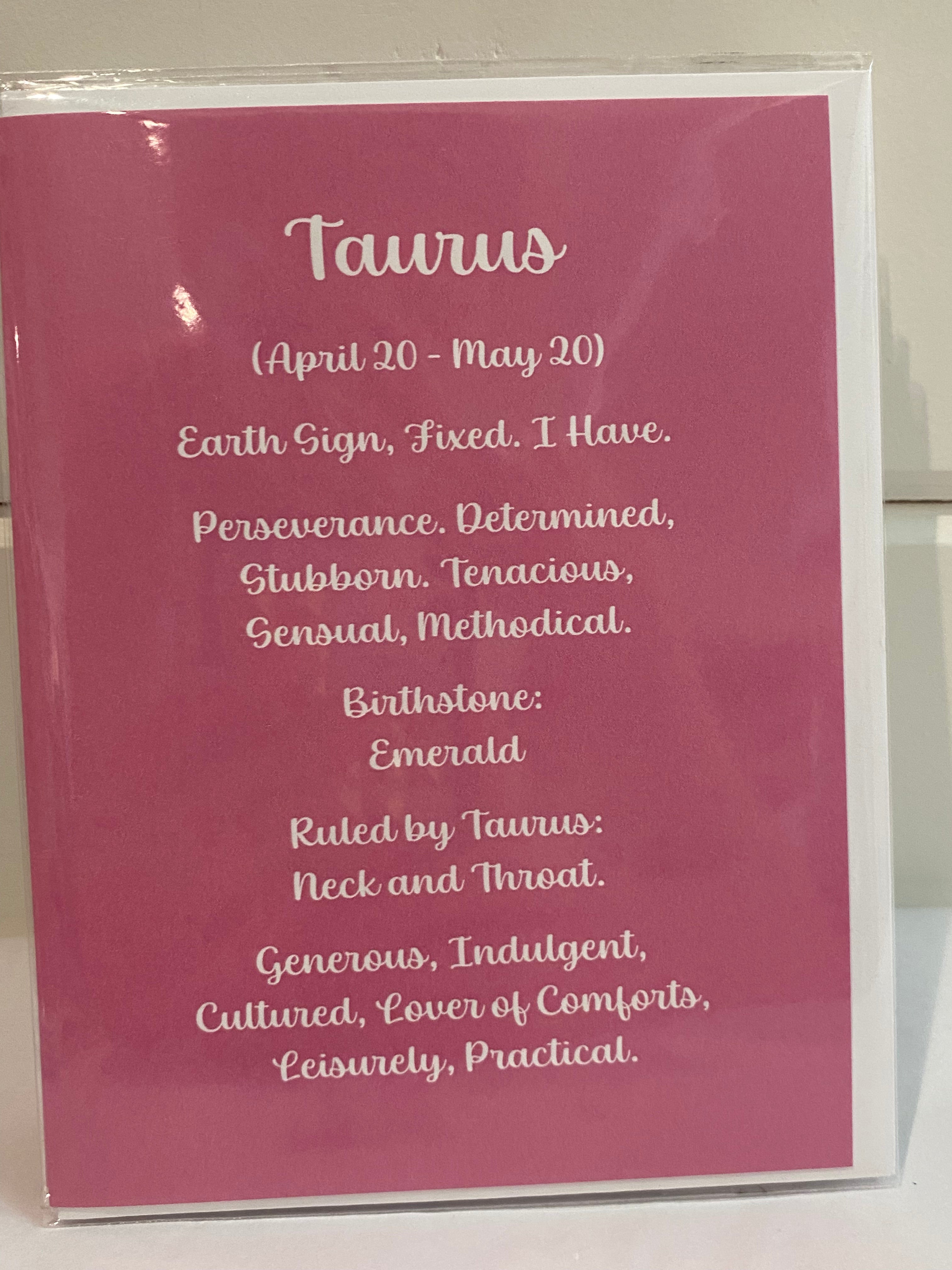 Zodiac Greeting Card