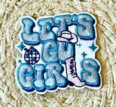 Let’s Go Girls Blue Patch