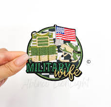 Military wife patch