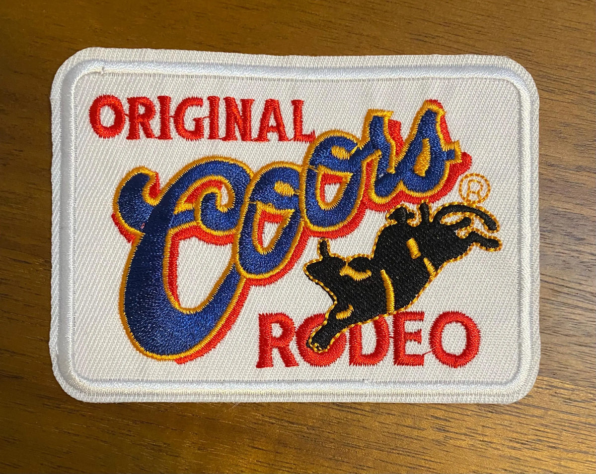 Original Coors rodeo patch