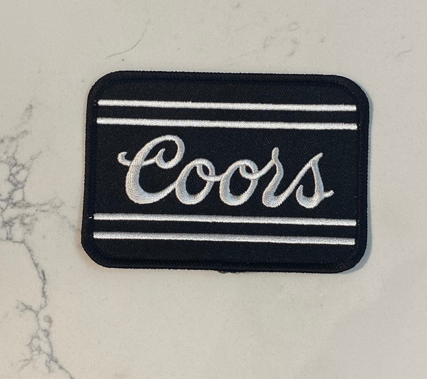 Black Coors Patch