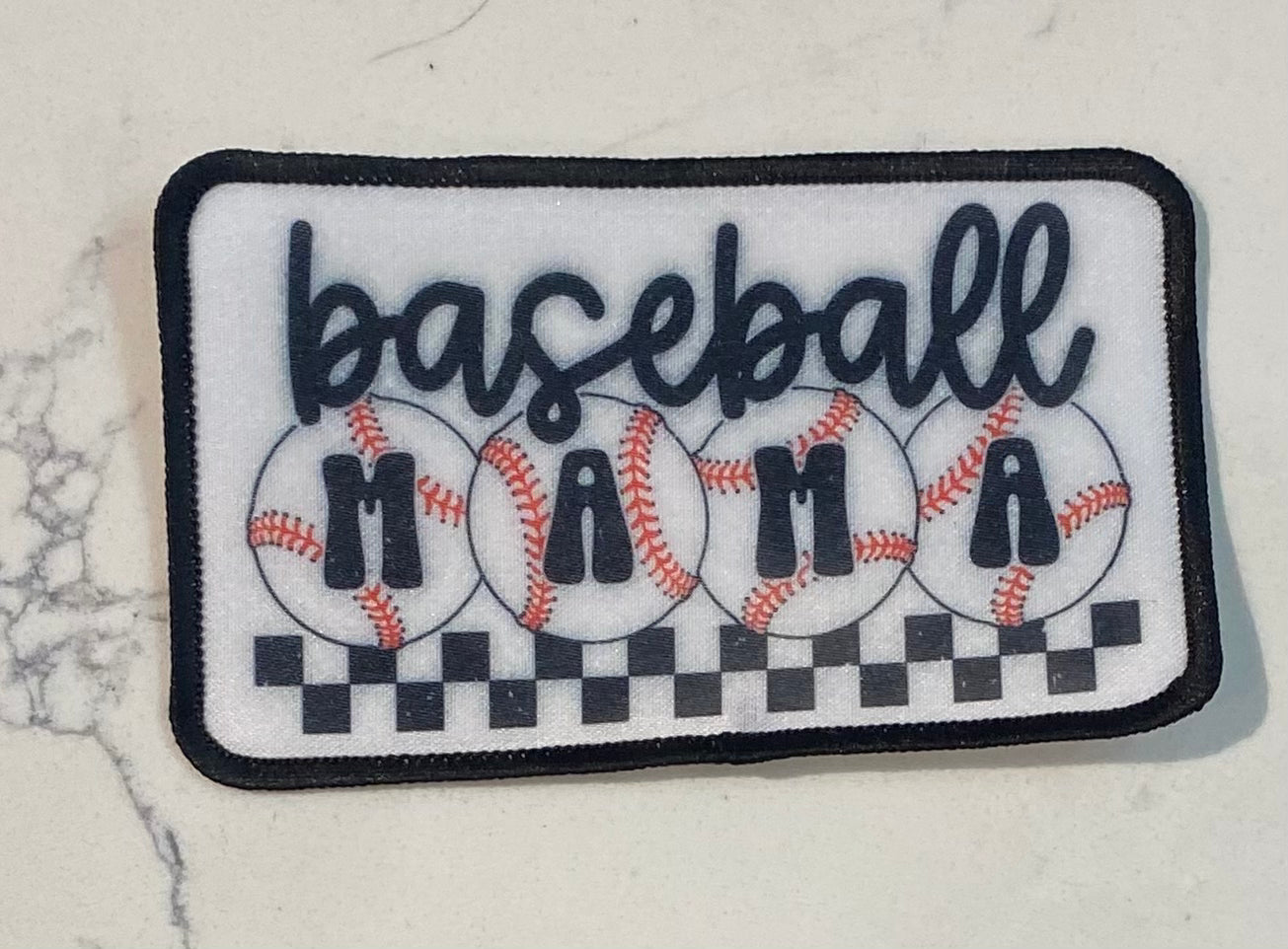 Baseball Mama Patch