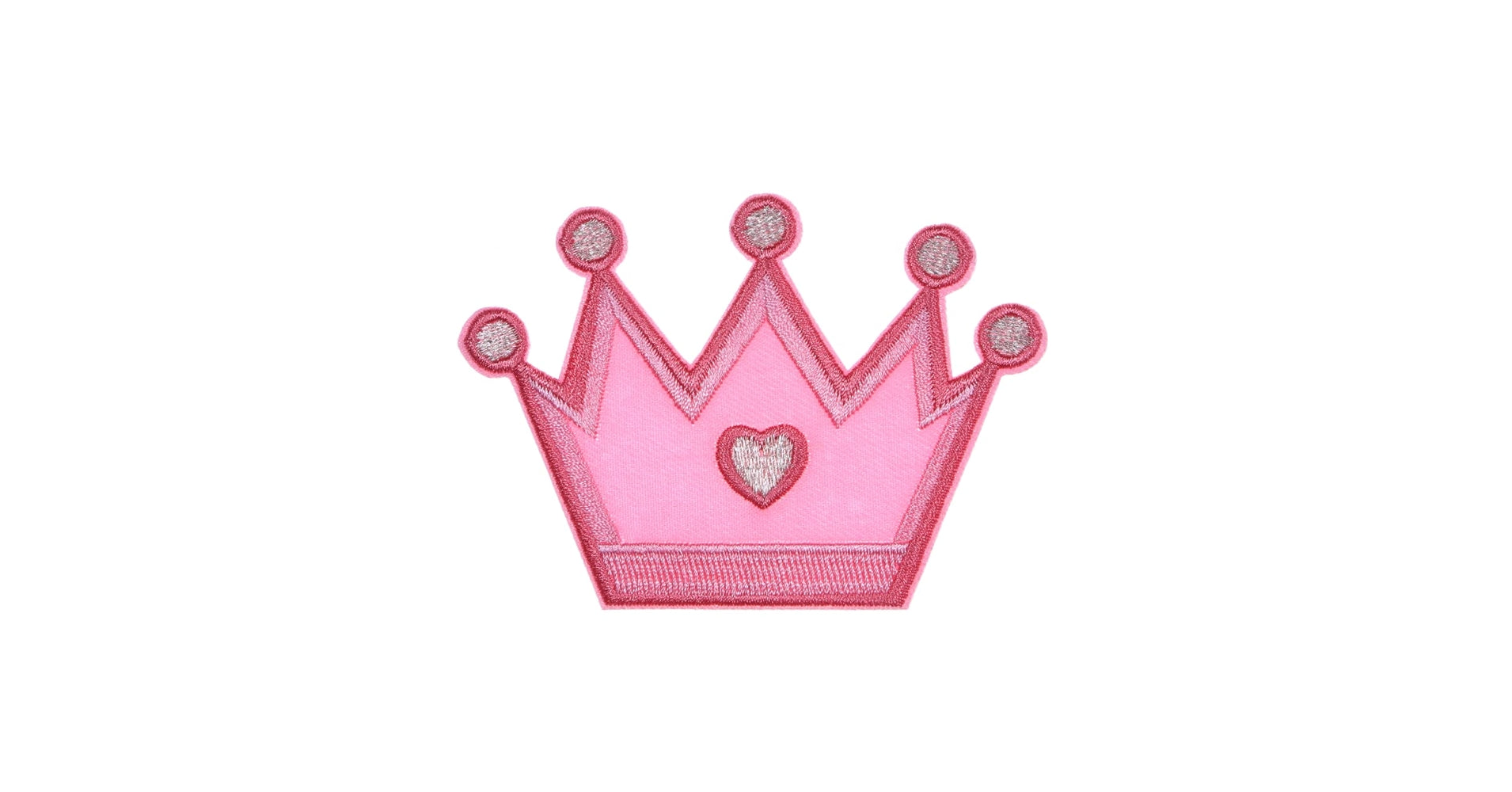 Pink crown with heart