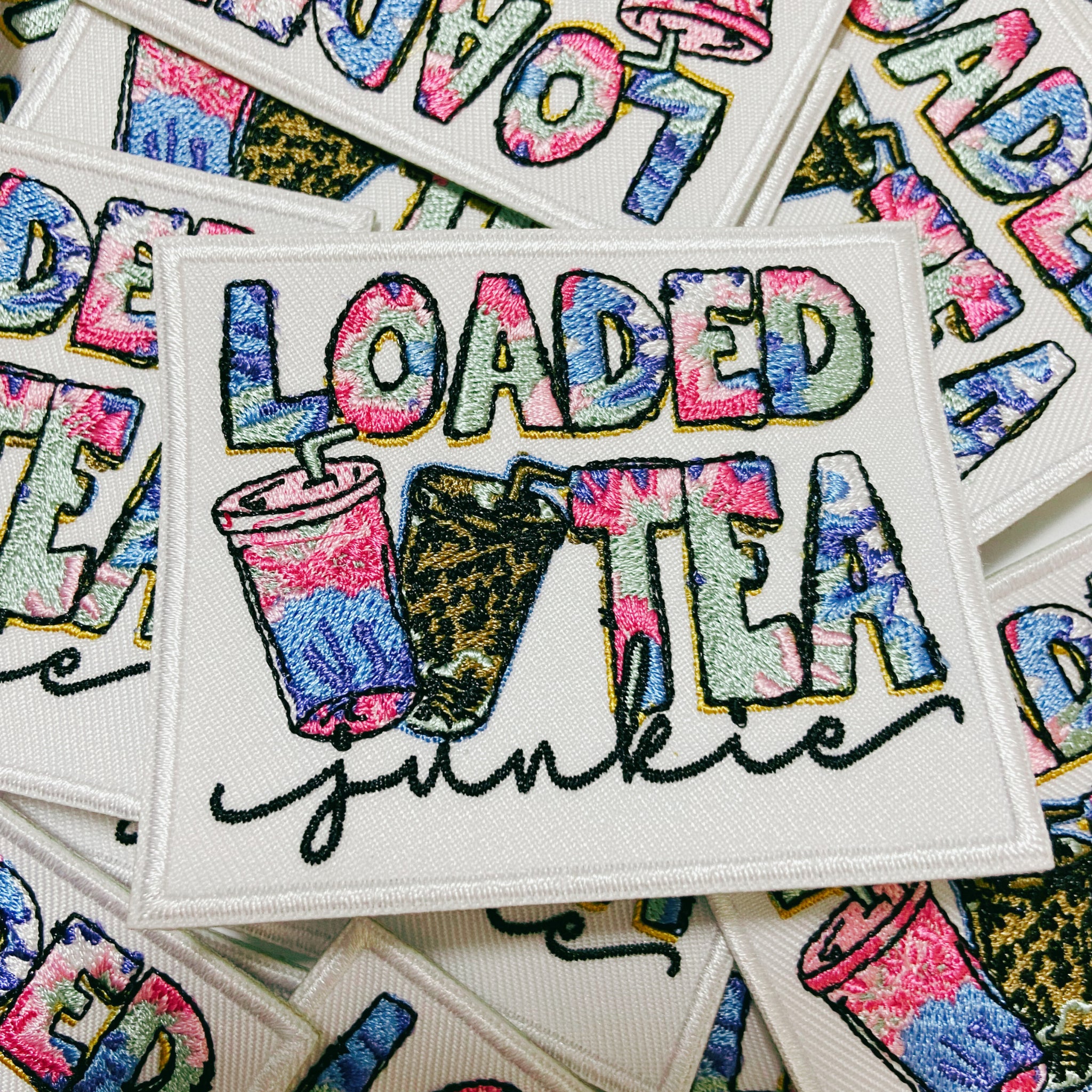 Loaded tea junkie patch