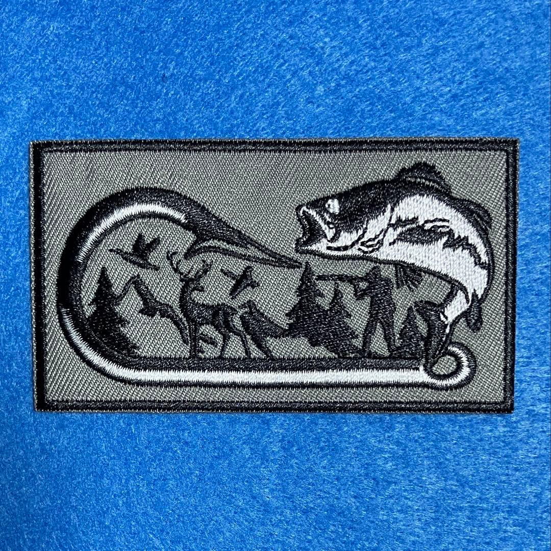 Fish and hook patch