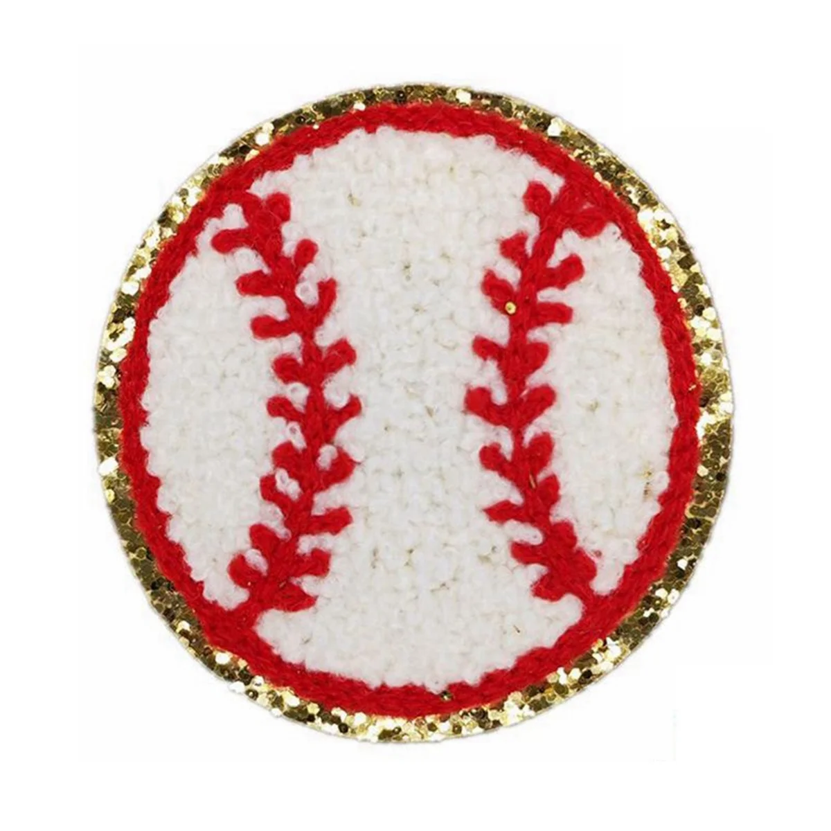 Fuzzy baseball patch