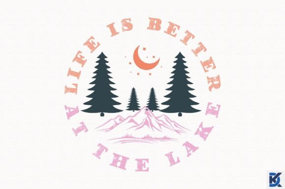 Life is better at the lake patch