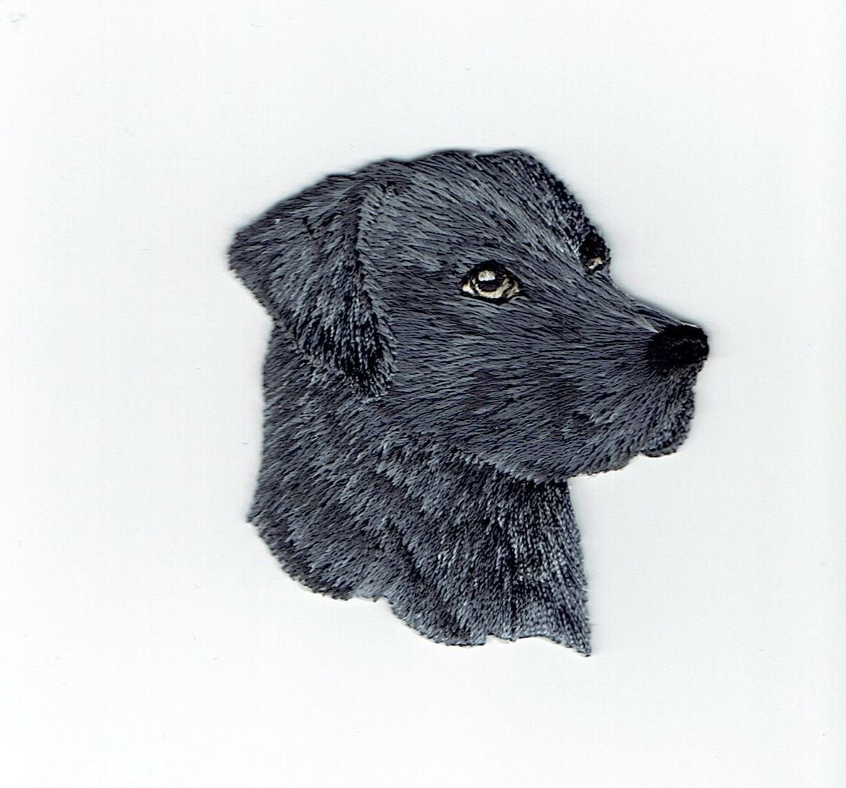 Black lab dog patch