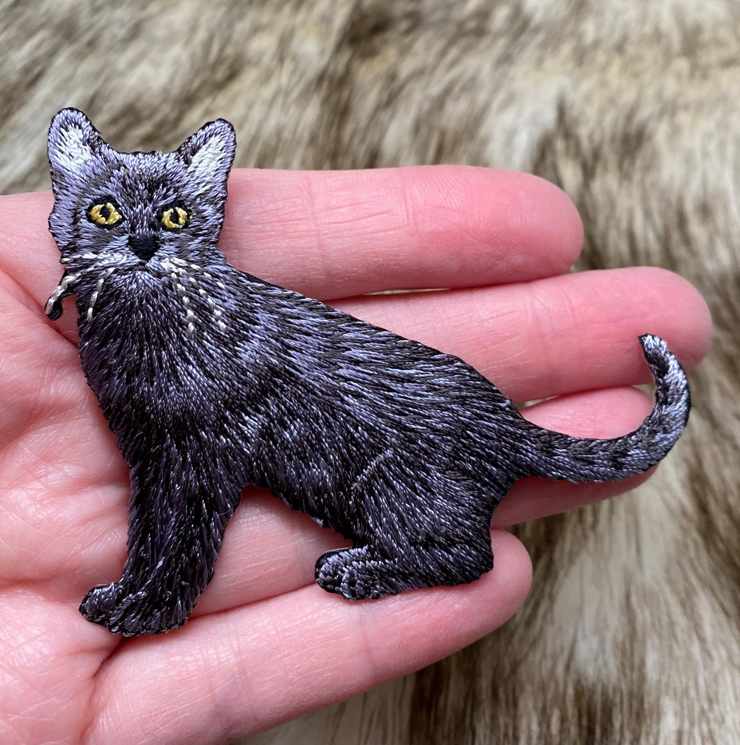Black cat patch