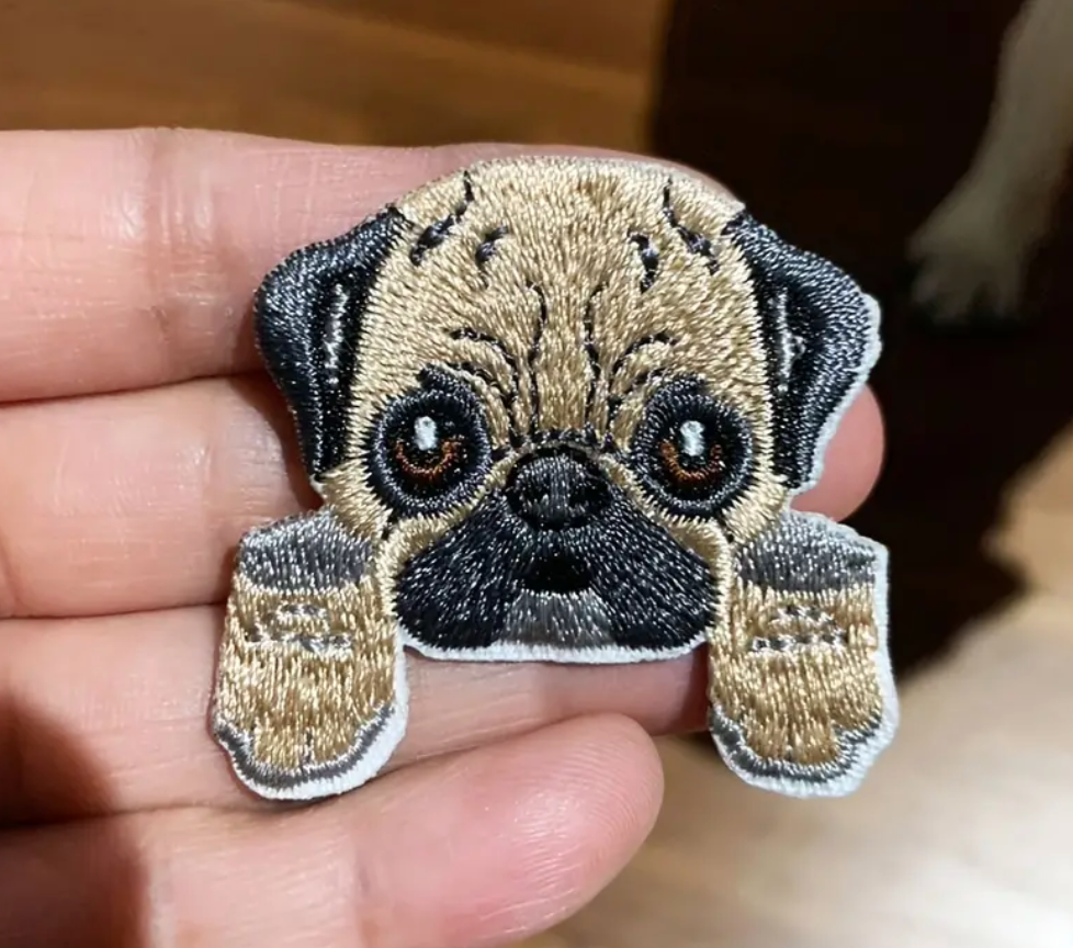 Pug dog patch