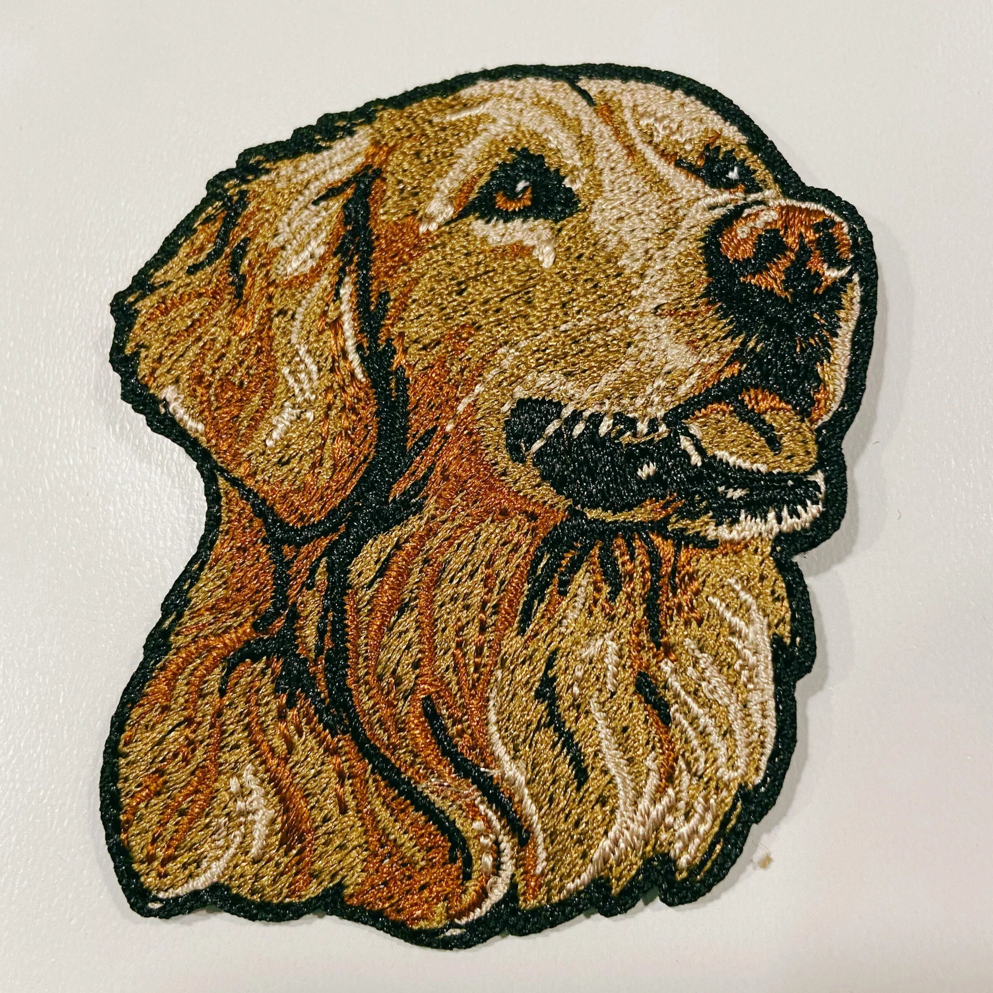 Golden retriever head patch