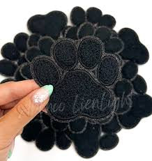 Large fluffy paw patch