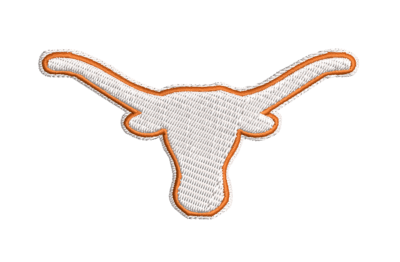 Orange Longhorn patch
