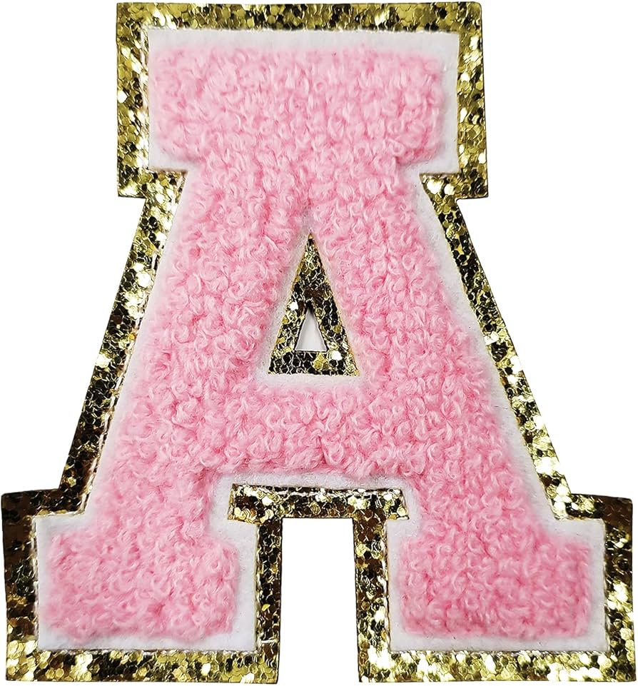 Chenille Letter A Patch
