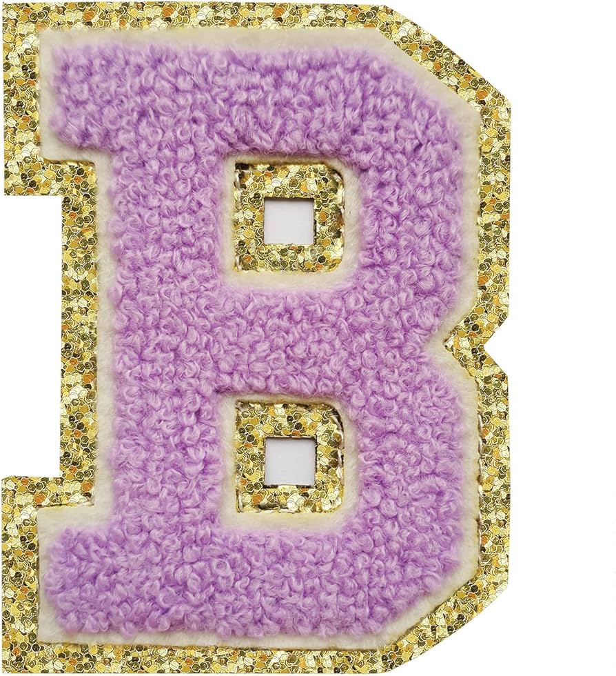 Chenille Letter B Patch