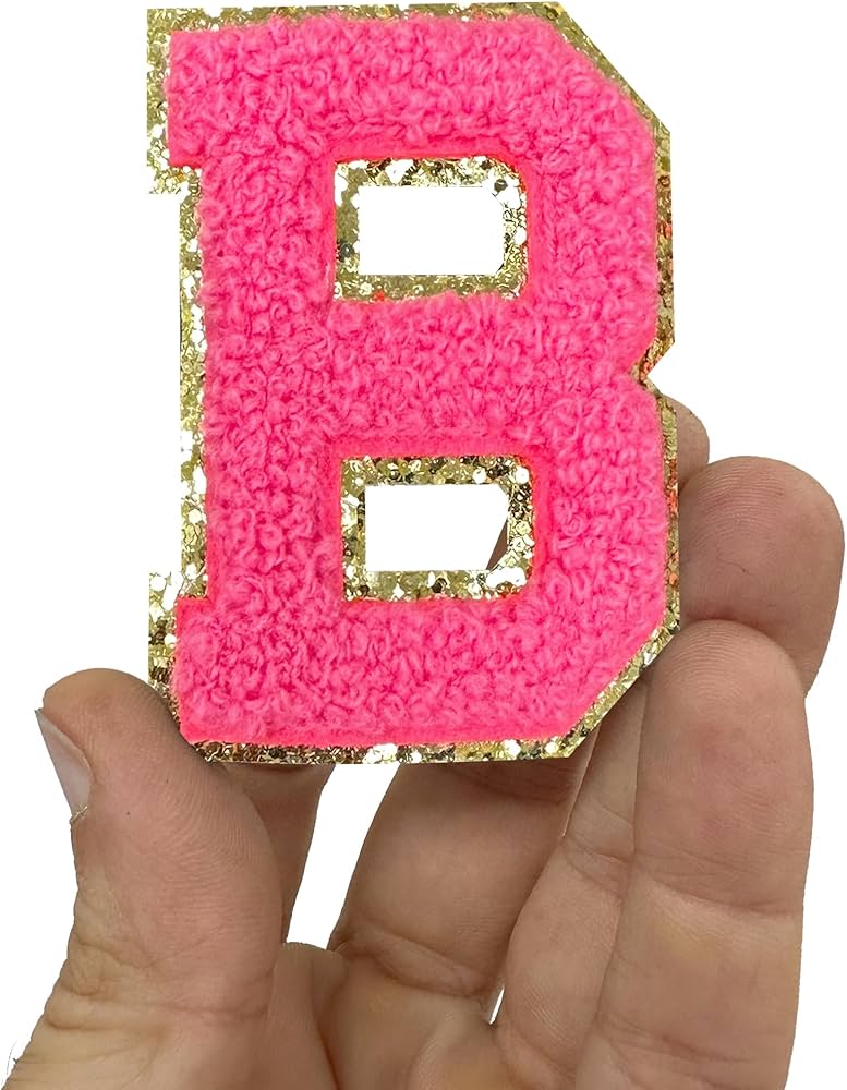 Chenille Letter B Patch