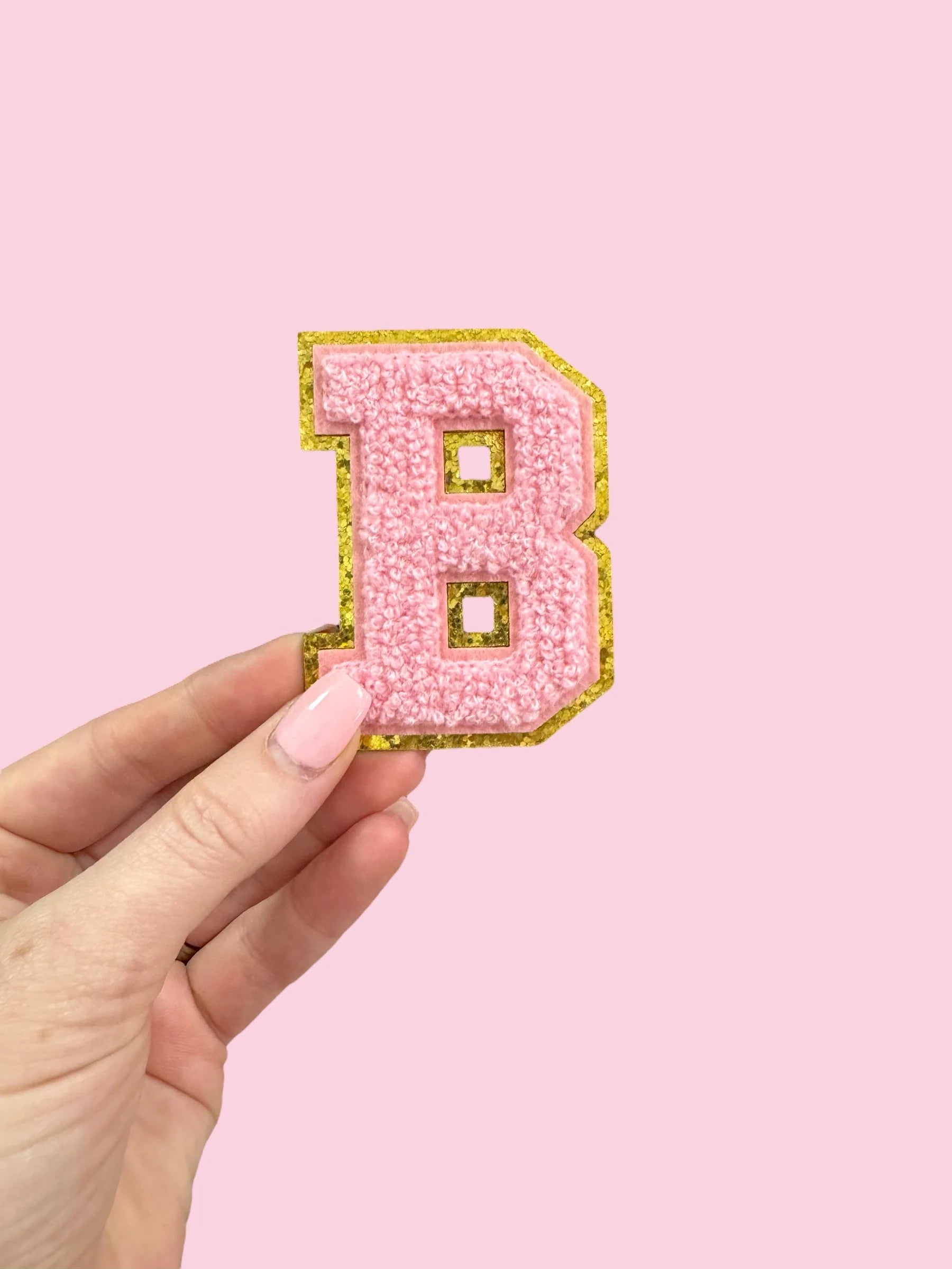 Chenille Letter B Patch