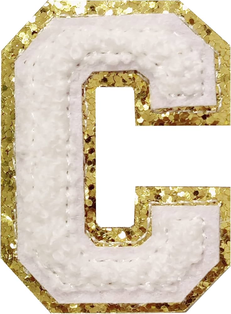 Chenille Letter C Patch