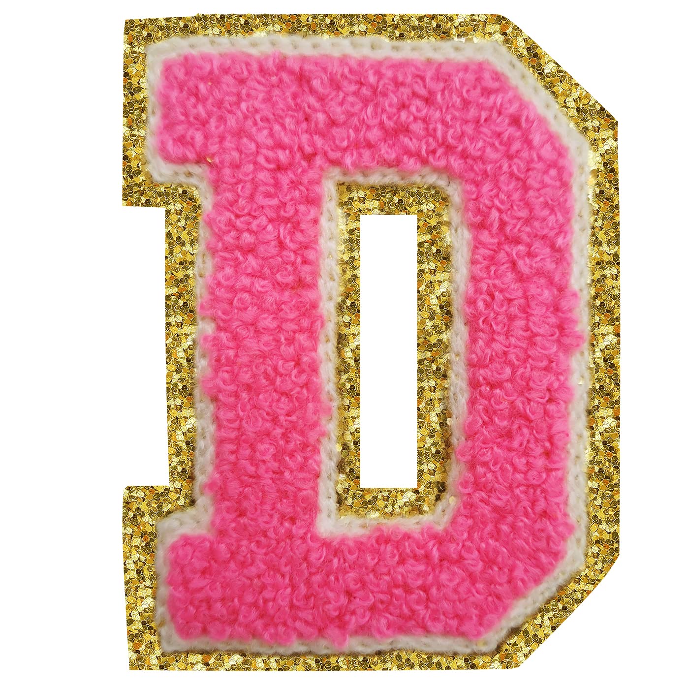 Chenille Letter D Patch