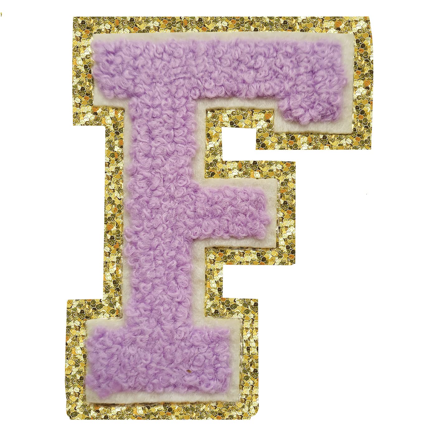 Chenille Letter F Patch