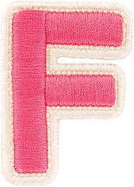 Varsity Letter F Patch