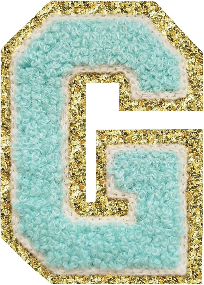 Chenille Letter G Patch