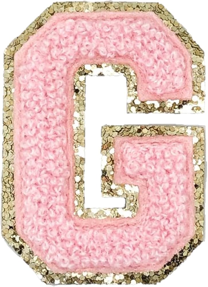 Chenille Letter G Patch