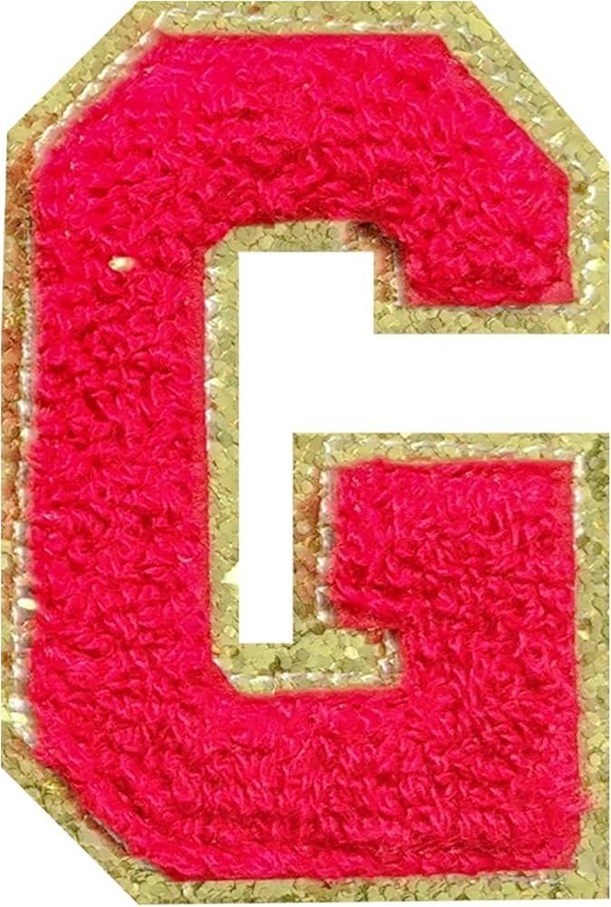 Chenille Letter G Patch