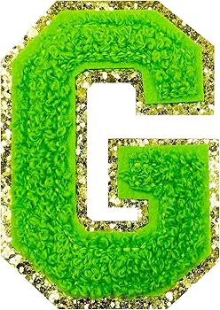 Chenille Letter G Patch
