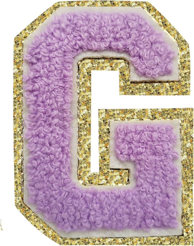 Chenille Letter G Patch