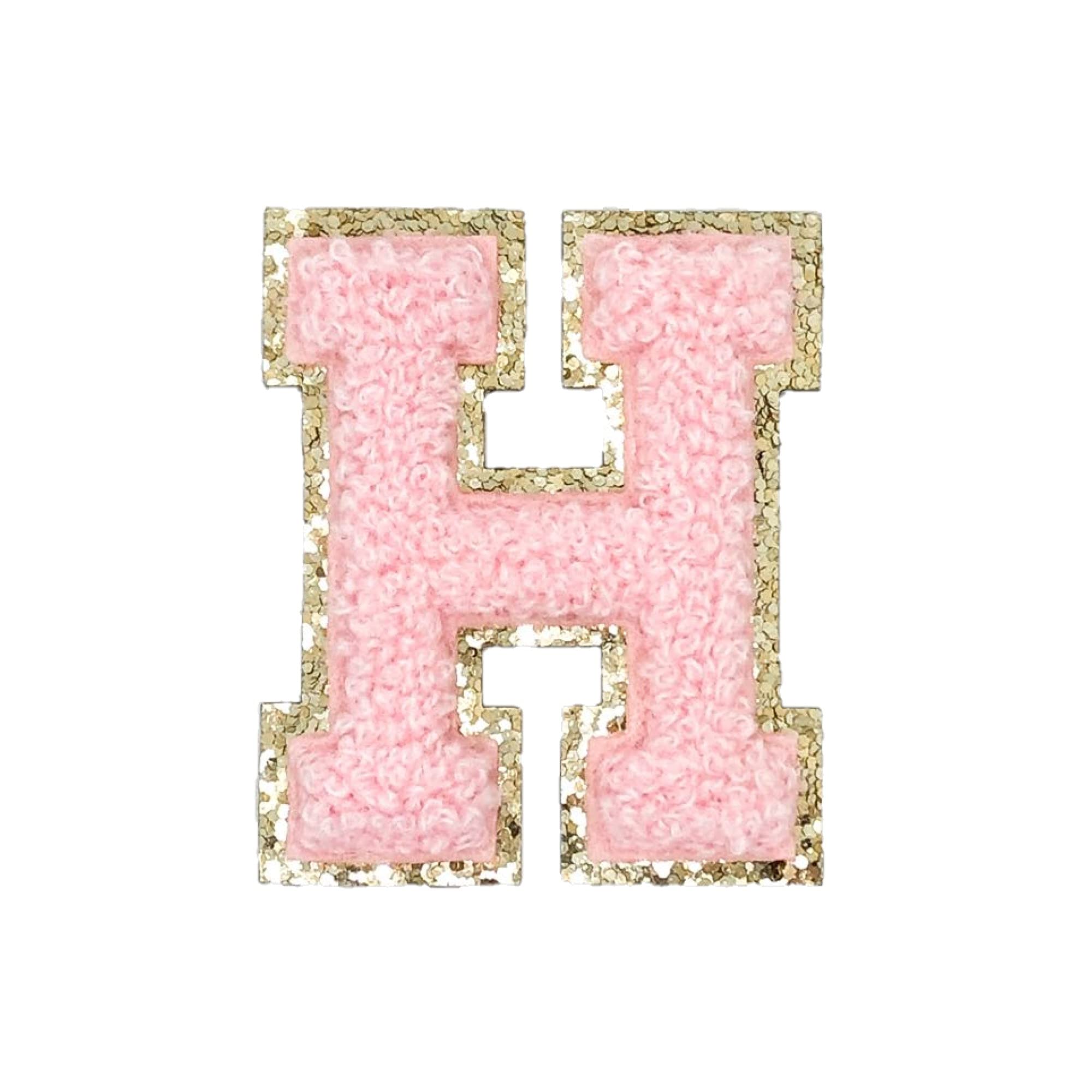 Chenille Letter H Patch