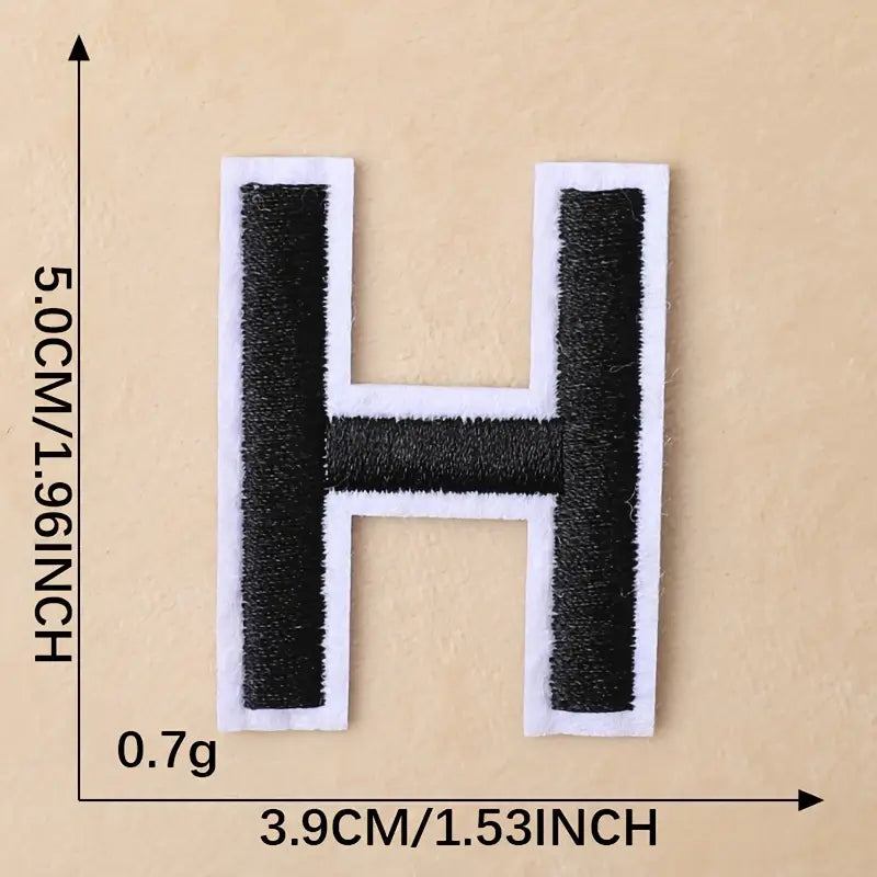Varsity Letter H Patch