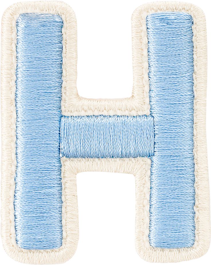 Varsity Letter H Patch