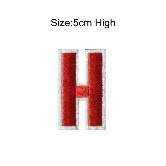 Varsity Letter H Patch