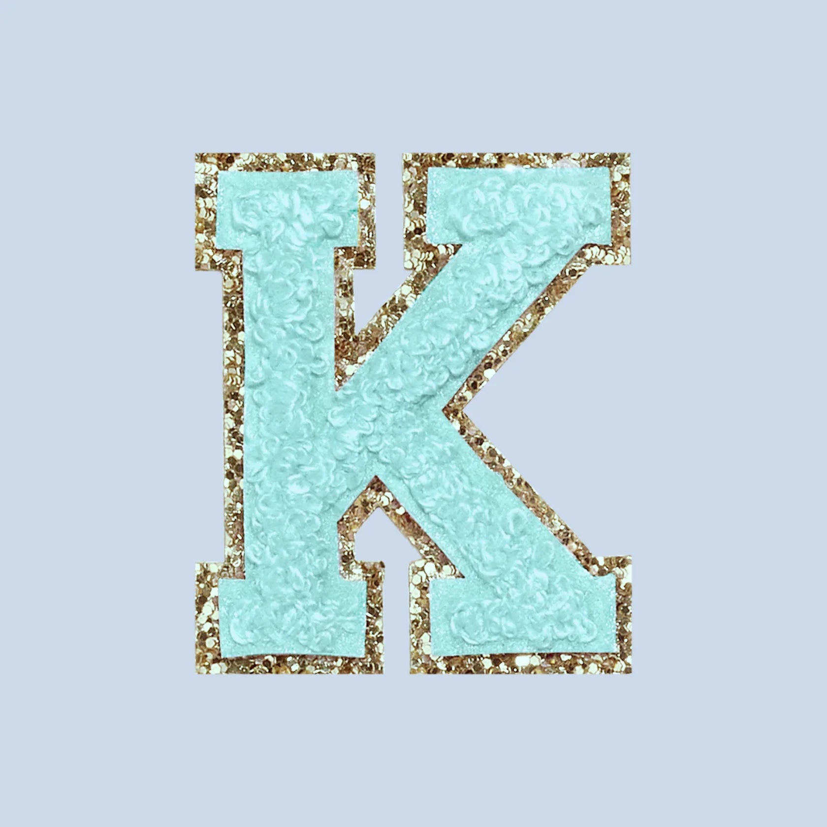 Chenille Letter K Patch