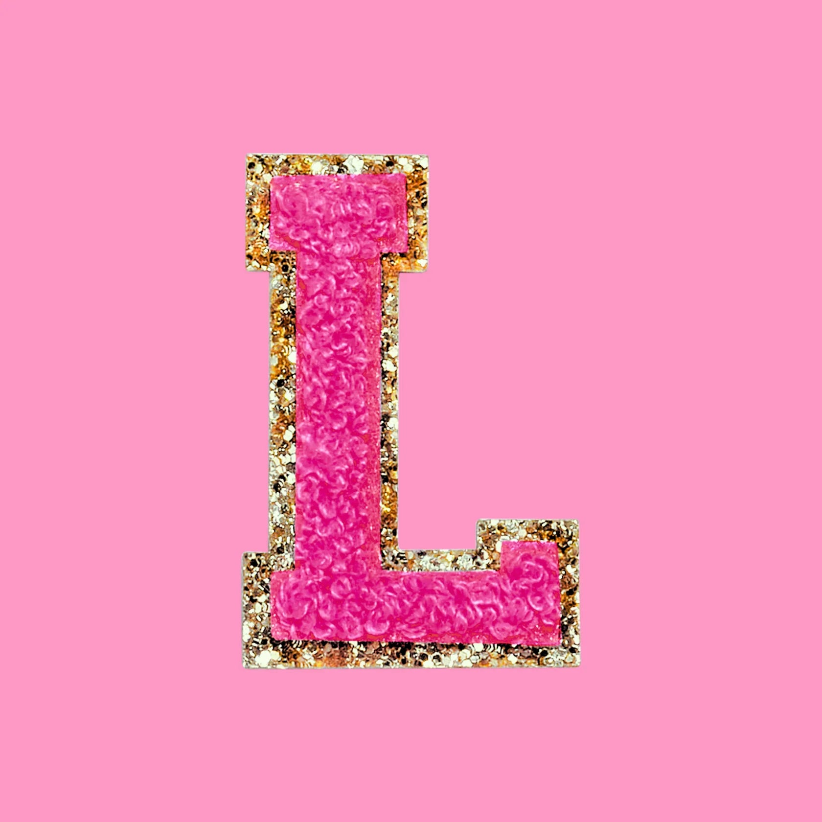 Chenille Letter L Patch