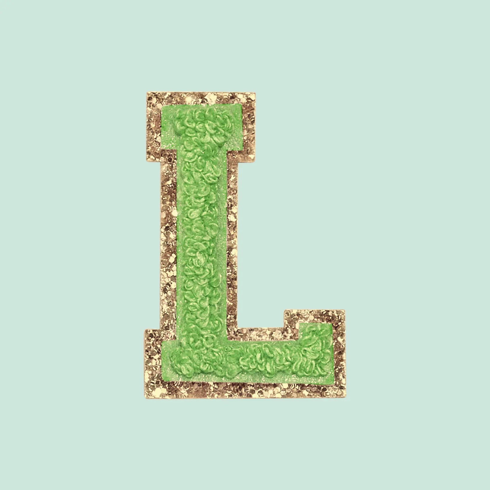 Chenille Letter L Patch