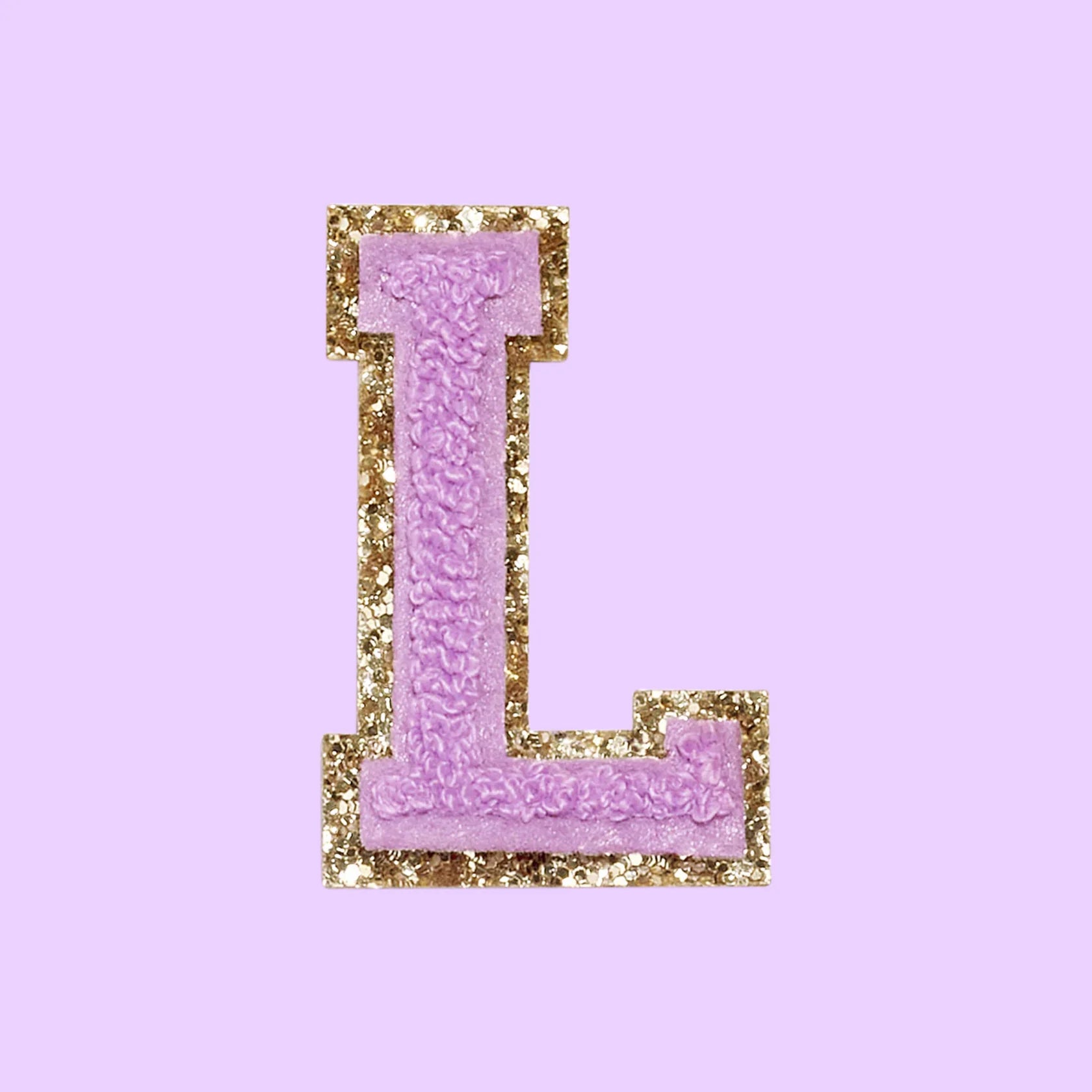 Chenille Letter L Patch