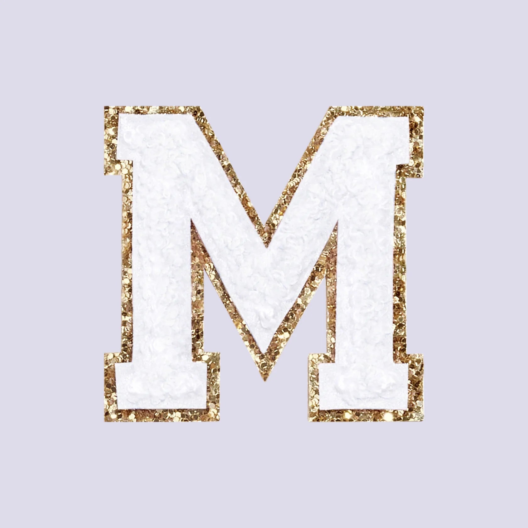 Chenille Letter M Patch