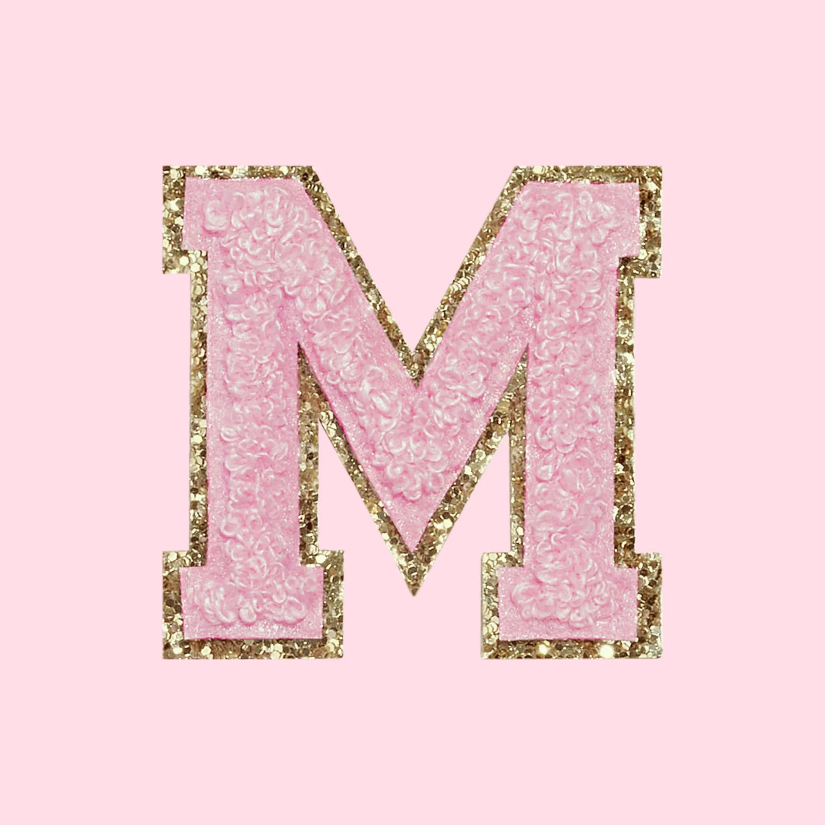 Chenille Letter M Patch